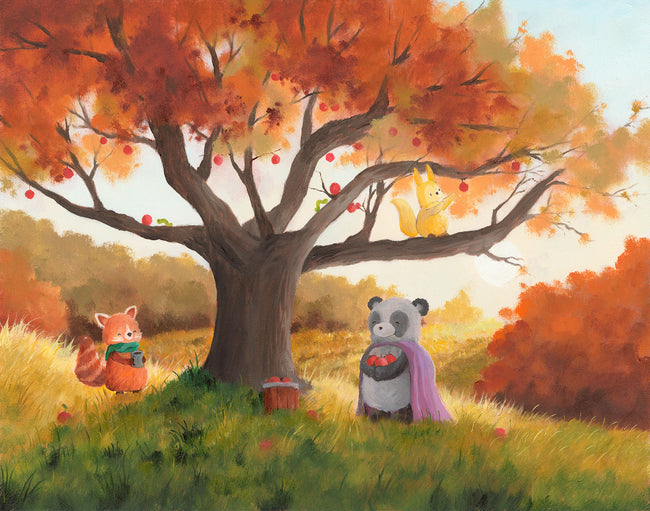 Apple Picking - Original Painting (2025)