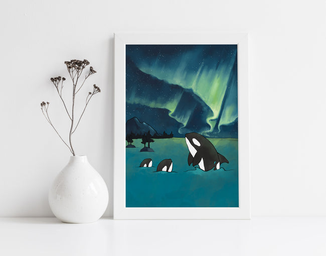 Orcas and Northern Lights