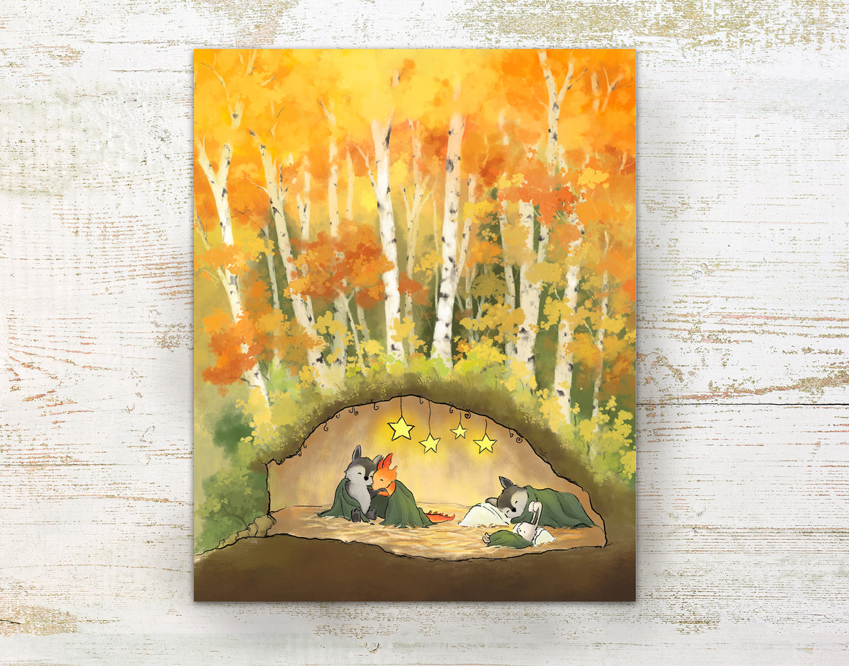 Wolf and Friends Art Print– Brian Schmidt Artwork