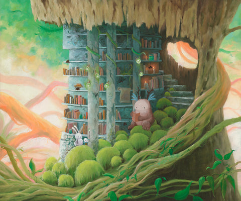 Forest Library - Original Painting (2022)