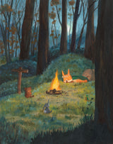 A Night in the Forest - Original Painting (2025)