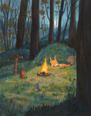 A Night in the Forest - Original Painting (2025)