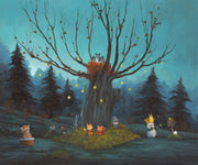 Gathering at the Star Tree - Original Painting (2025)