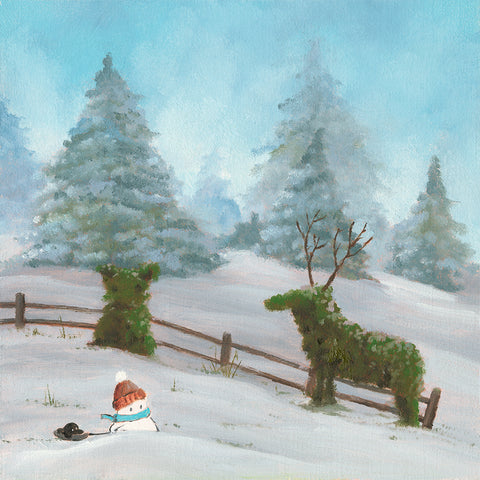 Ghost Winter Garden - Original Painting (2026)