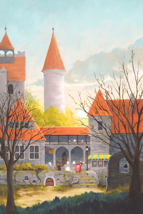 Monster Marketplace - Original Painting (2025)