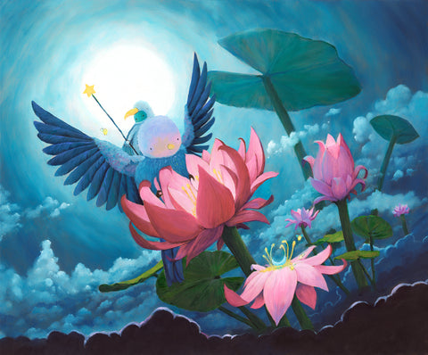 Moon Garden - Original Painting (2026)
