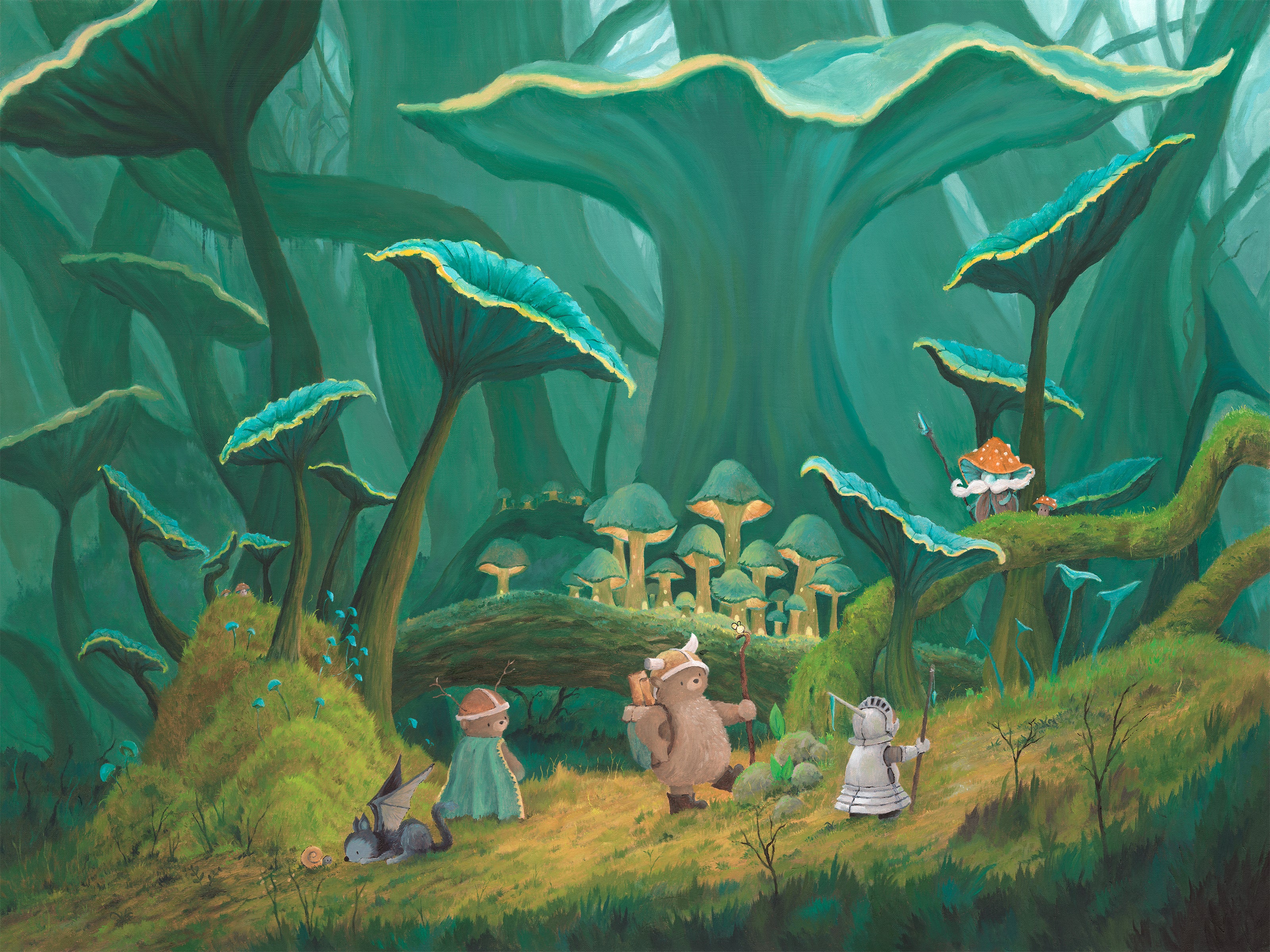 The Mushroom Forest– Brian Schmidt Artwork