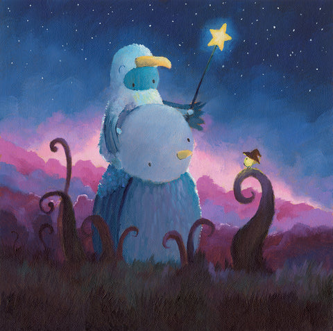 Nighttime Friends - Original Painting (2026)