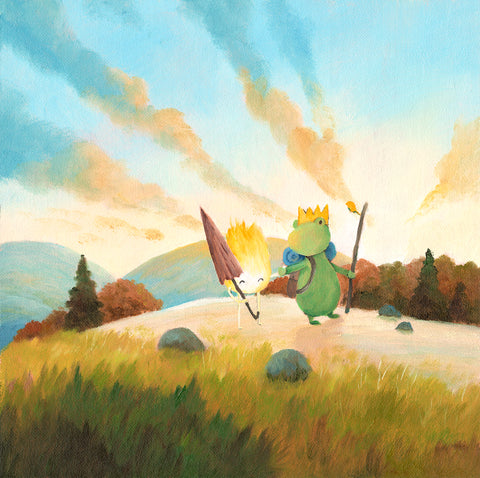 Out Adventuring - Original Painting (2026)