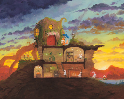 Rabbit Home - Original Painting (2023)