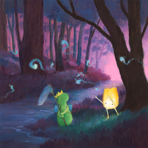 Wisps in the Dark - Original Painting (2026)