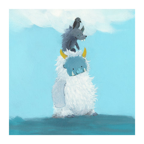 Yeti, Werewolf, Raven