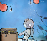Scuba Diver Art Print - Treasure