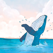 Blue Whale Art Print