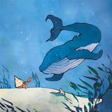 Blue Whale Art Print - Hermit Crab