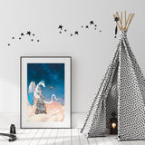 Feather Dragon Art Print - Castle
