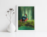 Fairy Art Print - Galaxy Jar