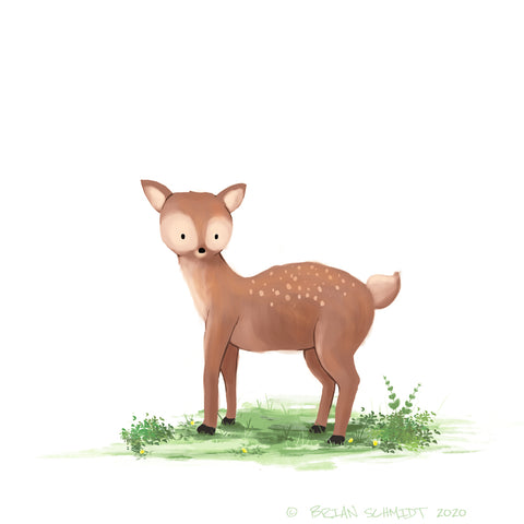 Fawn Art Print
