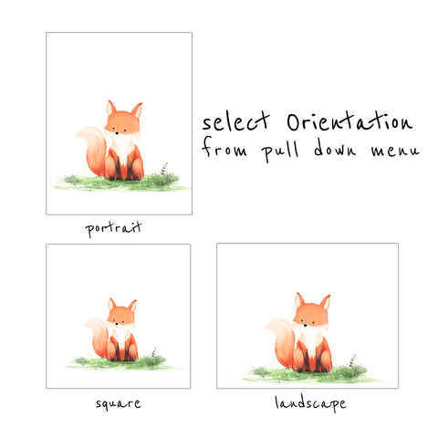 Fox Art Print