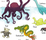 Alphabet Print - Monsters and Creatures