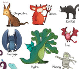 Alphabet Print - Monsters and Creatures