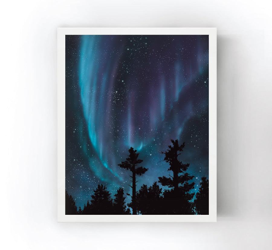 絵画 Aurora Aurora Borealis Gallery Wrap Canvas - Orb.co