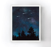Shooting Stars Art Print