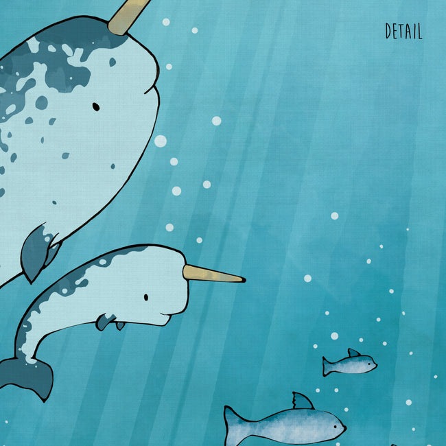 Narwhal Art Print - Baby Narwhal