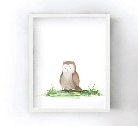 Owl Art Print