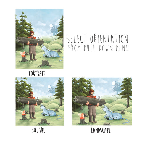 Paul and Babe - Gathering Wood