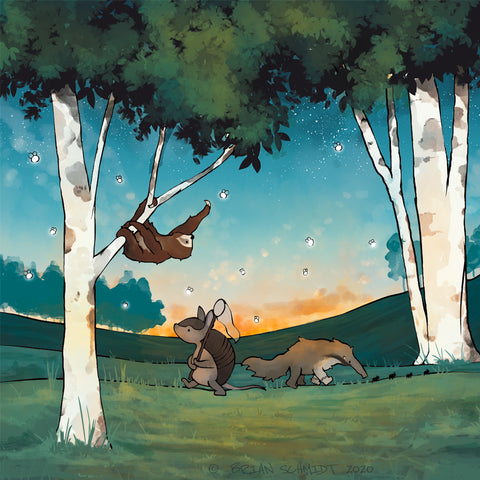 Sloth - Chasing bugs with an Anteater and Armadillo