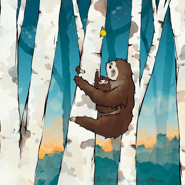 Sloths - Climbing Tree