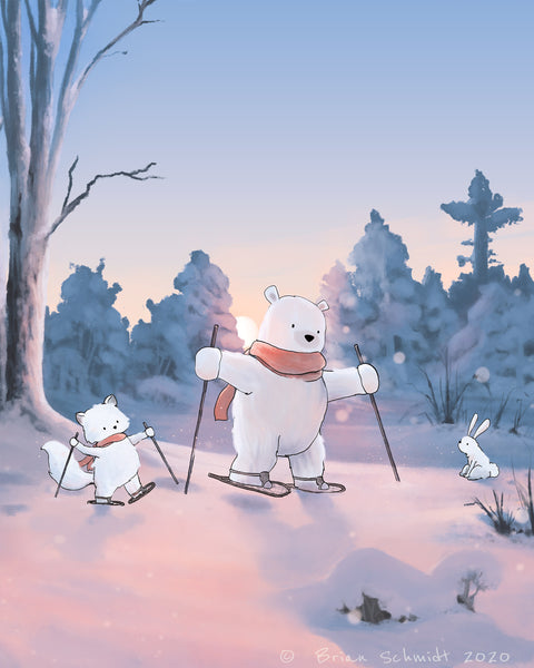 Arctic Animals - Snowshoeing