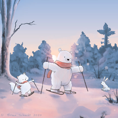 Arctic Animals - Snowshoeing