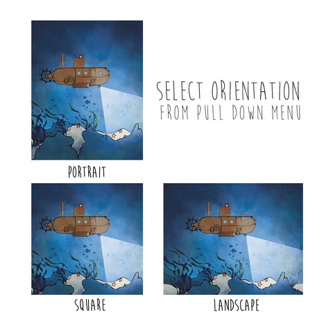 Submarine Art Print